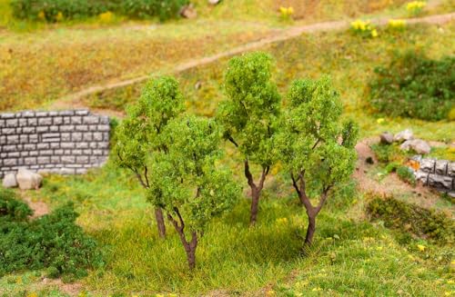 4 aulnes Faller 181378 arbres multicolores pour animer vos maquettes de campagne