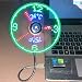 2019 New USB Clock Fan with Real Time Clock and Temperature Display Function,Silver,1 Year Warranty (Temperature and Clock)