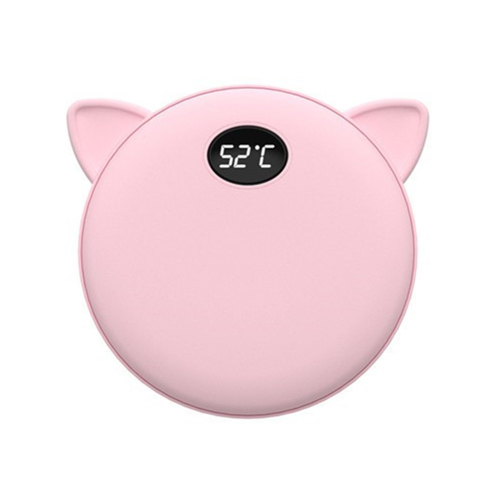 Scaldamani Ricaricabili, Power Bank, Tascabili Riutilizzabili, 3 Impostazioni di Calore, Regali per Donne E Uomini, Golf, Sci, PescaPink,Style 2