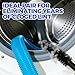 Dryer Vent Cleaner Kit，Dryer Vent Cleaning Vacuum Attachment，Fits All Vacuums，Dryer Vent Cleaning Vacuum Attachment，Universal Lint Dryer Attachment (BLUE)