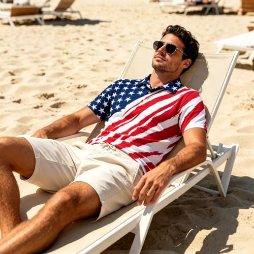 Camiseta polo para hombre de golf, divertida, de manga corta, con tecnología para evacuar humedad y secado rápido miniatura 6