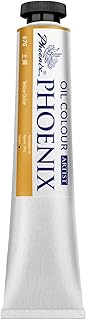 PHOENIX Yellow Ochre Oil Paint - 150ml / 5.07 Fl oz. Single Large Tube - Artist Quality Oil Based Paint for Professionals