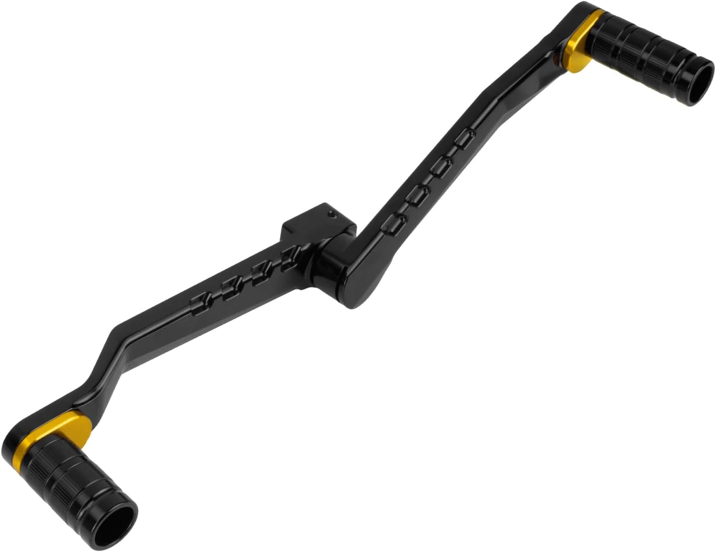 MX Floorboards with Brake Pedal Shifter Brake Arm Lever Kit Fit for Harley Touring and Trike Models 2008-2013 Driver Passenger Footboards Control Kits, Gold