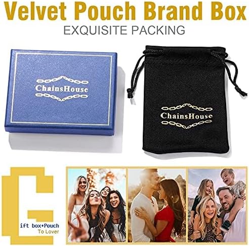 ChainsHouse Stainless Steel Cuban Link Bracelet for Men, 5mm/7mm/9mm/12mm Width, 7.5"/8.3"/9" Length, Black/18K Gold Plated Chain Wrist Bracelets for Men, with Gift Box - Image 7