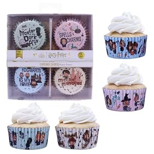 PME Harry Potter Cupcake-Förmchen Charms, 60er-Set HPC201