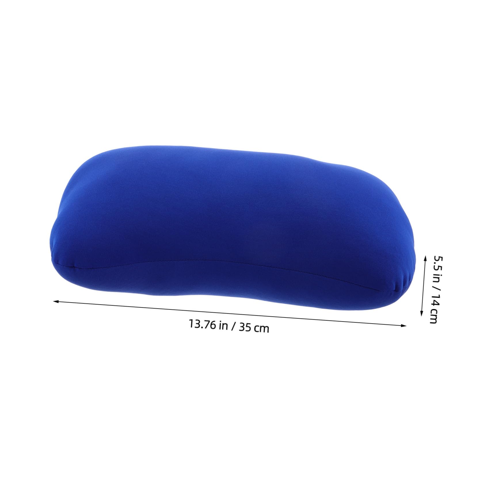 Almohada Portátil de Espuma Partículas en Forma de Hueso, Ligera y Mini para Camping al Aire Libre, Soporte Cómodo para Cuello y Lumbar, Tamaño Compacto y Lavable