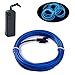 Produktbild Lychee Flexibel 9ft 3 m Neon Beleuchtung Draht Lichtschlauch Leuchtschnur EL Kabel Wire mit 3 Modis für Partybeleuchtung(Blau)