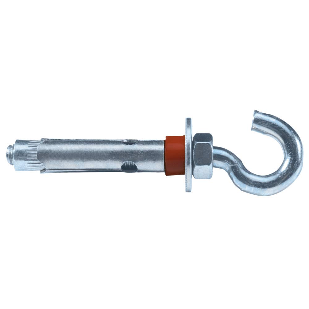 Fischer 45773 Ancrage métallique H (sachet de 100 unités), FSL Crochet ouvert M6 x 45 D8