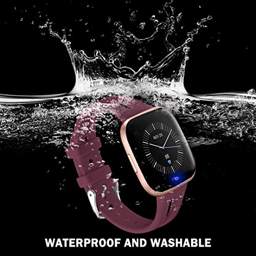 Pulseiras Ouwegaga Compatíveis com Fitbit Versa 2/Fitbit Versa/Fitbit Versa Lite/Edição Especial Ver
