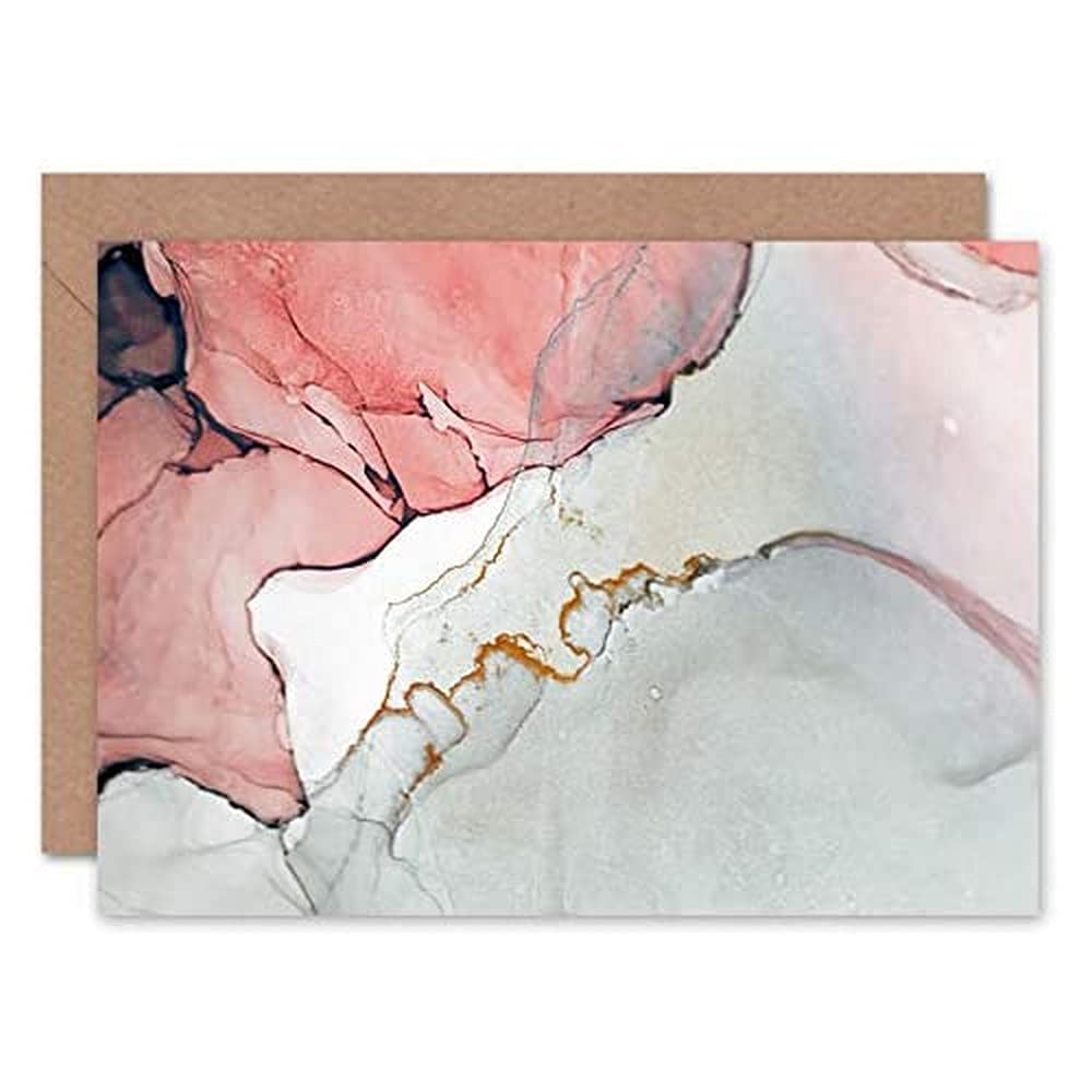 Artery8 Greeting Card - Abstract Paint Design