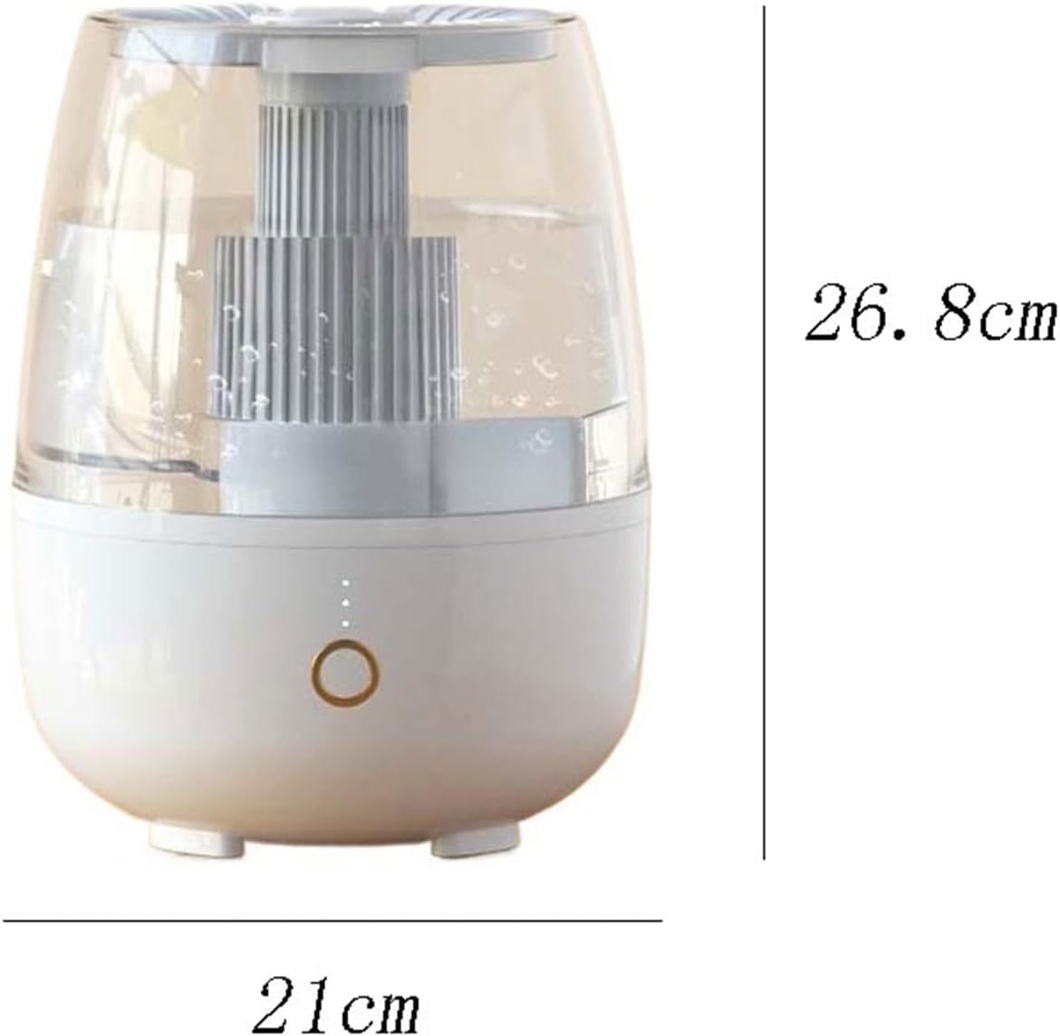 per Uso Domestico Umidificatori Umidificatore Invernale Casa Camera da Letto Idratazione Muta Idratante Spray Macchina Desktop USB Ricarica Purificazione Umidificatore d'Aria(White)