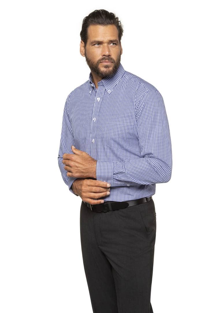 JP 1880 Camicia per Business-Attire con vestibilità Comoda e quadretto Vichy 722859