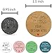 Inshoney 300pcs Custom Stickers Homemade/Handmade with Love Stickers for Business Logo Labels Personalized 1.5inch/2inch (Heart)