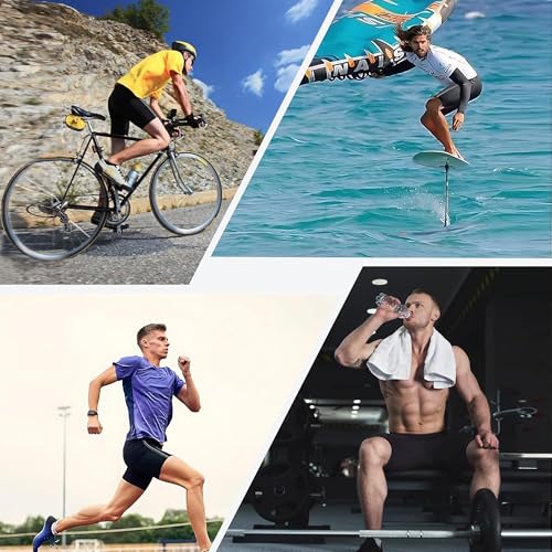 Image of Long Underwear for Men Cotton Long Leg Boxer Briefs for Man Trunks Breathable Innerwear Men's Underwear for Gym Workout Anti Chafing Long Trunks for Man