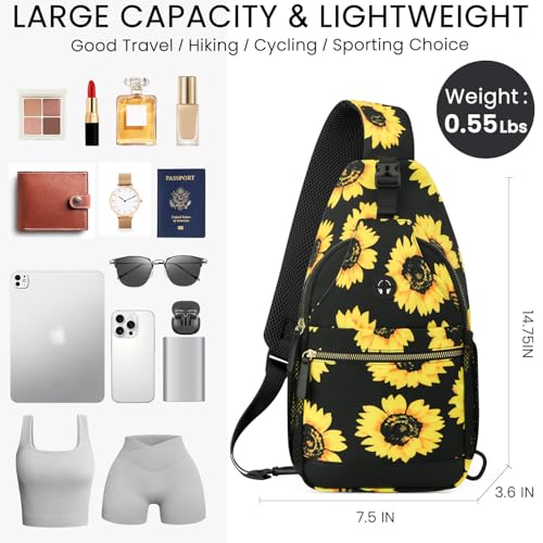 Image of Vankor Small Crossbody Purses Bags for Women Men Travel, Chest Sling Bag Women Casual Cross Body Bag for Woman Sling Backpack