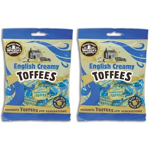 Walkers' Nonsuch English Creamy Toffees | with Whole Milk & Butter | Imported from UK | Traditional British Sweets | Classic English Toffee | 5.29 Oz (Pack of 2) Cover