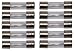 Produktbild Aerzetix: Satz von 10 Glassicherungen Glasrohr Sicherungen Sicherung Glas 2cm 5x20mm 1250V 0.63A 630mA Verzögert Langsam