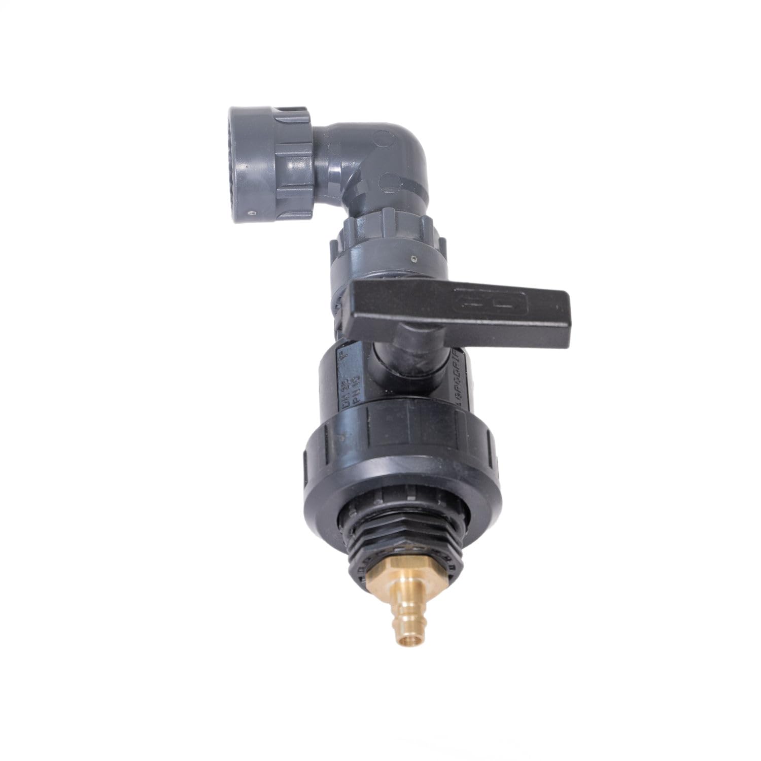 4X Kopfstation PE32 Ausgang, Verteiler für Bewässerung mit Hunter PGV 101 MMB Magnetventile, für Ø32mm PE-Rohr (Montierbar) (Dichtung O-Ring)