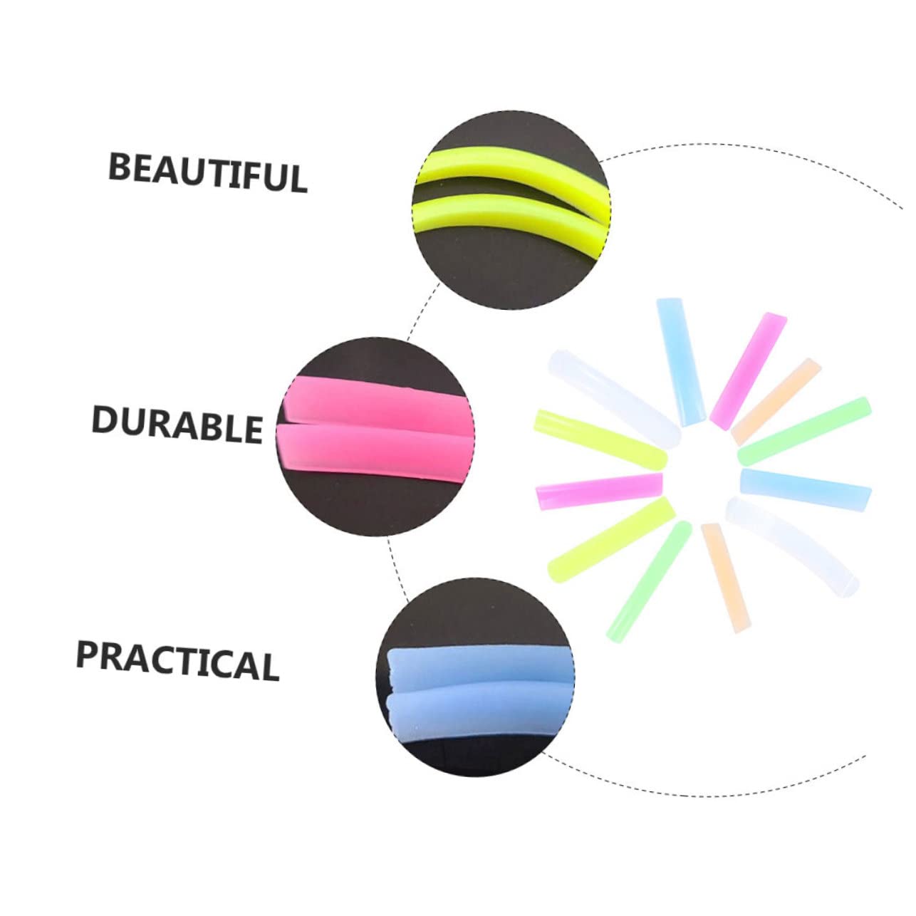 minkissy 48paia Titolo Per Prodotto Pad Silicone Per Perming Ciglia Strumenti Ausiliari Per Sollevamento Ciglia Adatti Per Uso Professionale e Domestico