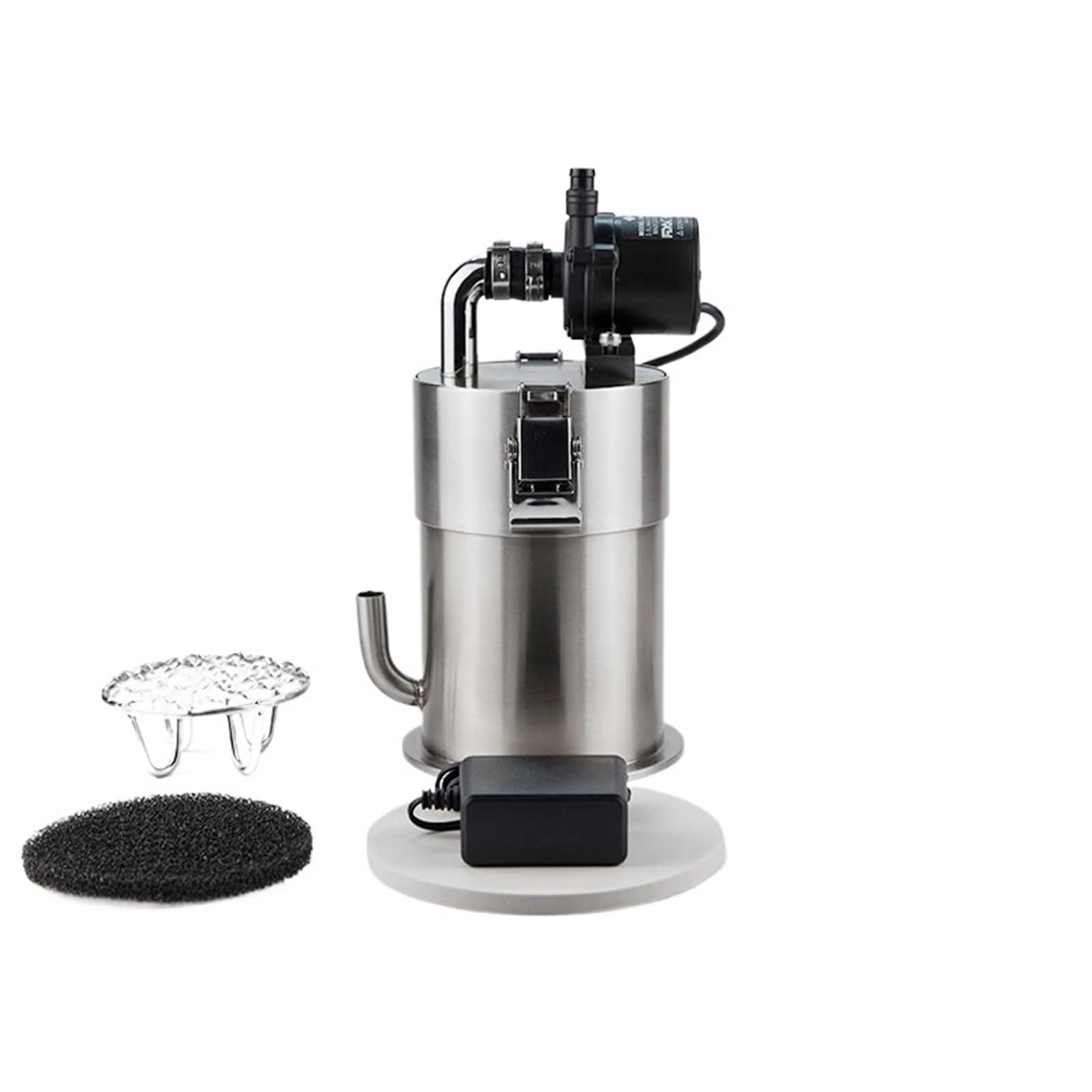 Filtro per Acquario, Filtri for Acquario in Acciaio Inossidabile, Mini Filtro Esterno for da Tavolo con Pompa 'Acqua per Acqua Fredda(ES150mini)