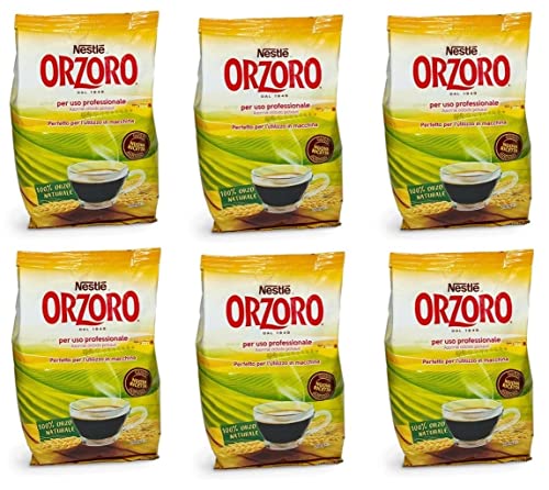 Nestlé Orzoro Orzo Tostato Solubile Bolsas de cebada tostadas solubles con 200 g