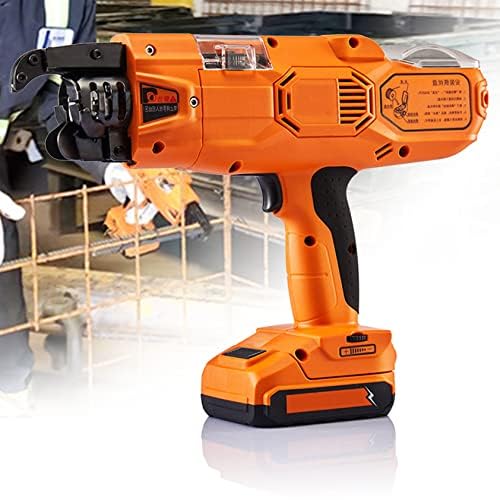 UPIKIT Reinforcement Bundling Machine, 12-24mm Handheld Rebar Tier with Lithium Battery, Cordless Reinforcing Bar Binding Machine for Buildings Highway Tunnels Bridge