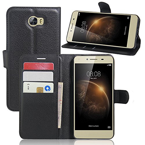 Oujiet-eu CN Funda para Huawei Y5II CUN-L01 CUN-TL00 Funda Flip Cuero de...