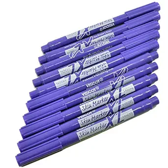 (10 Pack) Viscot Mini XL Surgical Markers Stencil Skin Skribes Element Tattoo Supply Available In Different Package Size