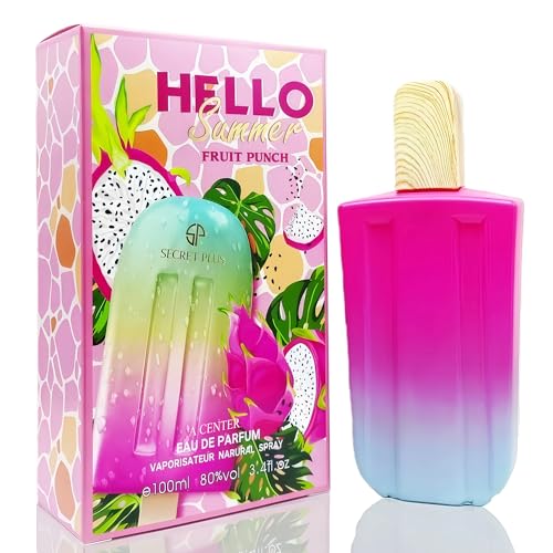 A CENTER Hello Summer Fruit Punch Women's Eau de Parfum 100ml Tropical Floral Cologne Pitaya Fruity...
