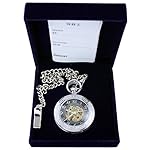 OGLE-Waterproof-Magnifier-Skeleton-Chain-Silver-Luminous-Fob-Self-Winding-Automatic-Mechanical-Pocket-Watch