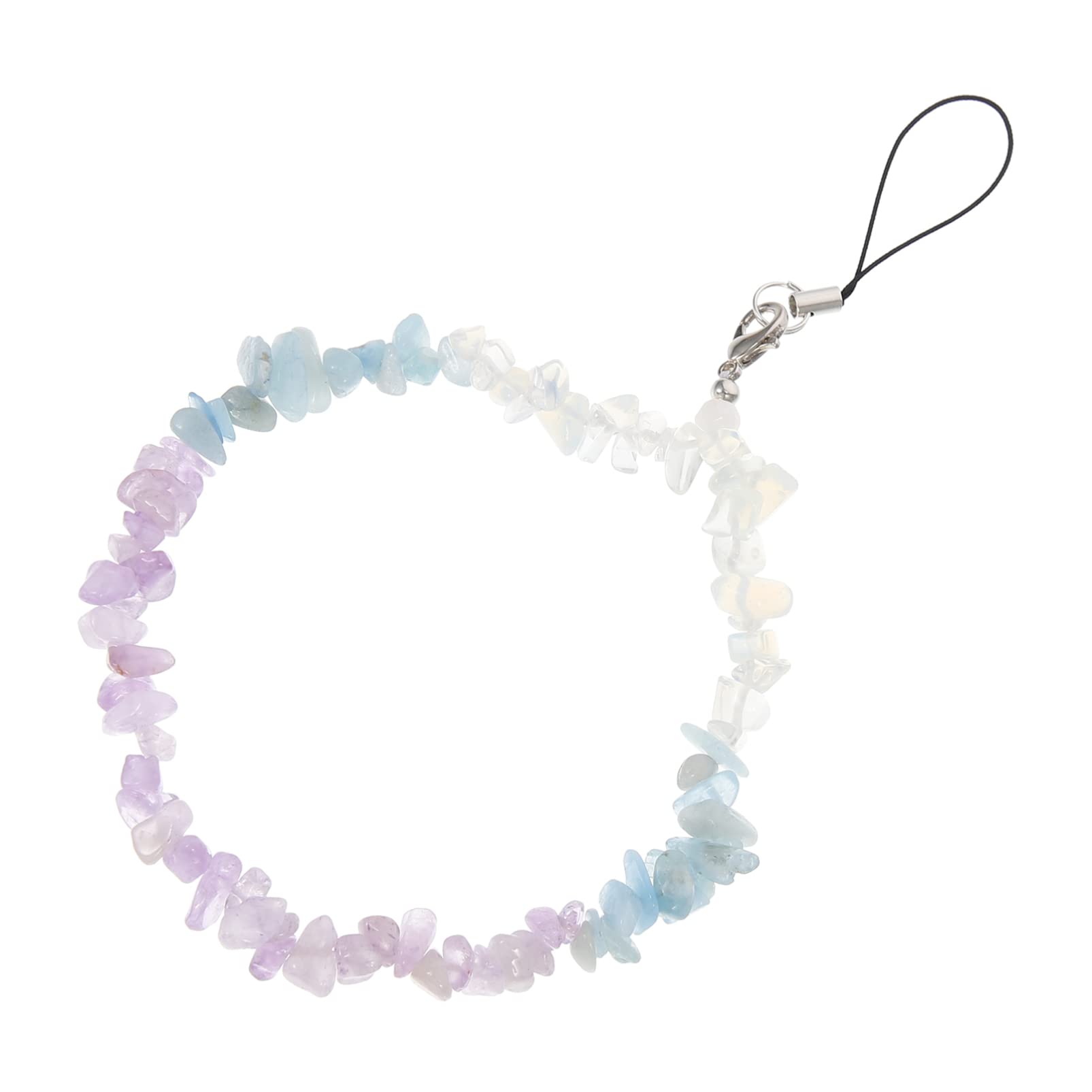 Gatuida 5 Uds Bling Celular Muñeca Anti- Accesorios Anti- Pérdida Cadena de Cuerda Cámara Perdida Teléfono Móvil Llavero Hecho a Mano de Cristal Colgante Cordón Cuentas Cordones