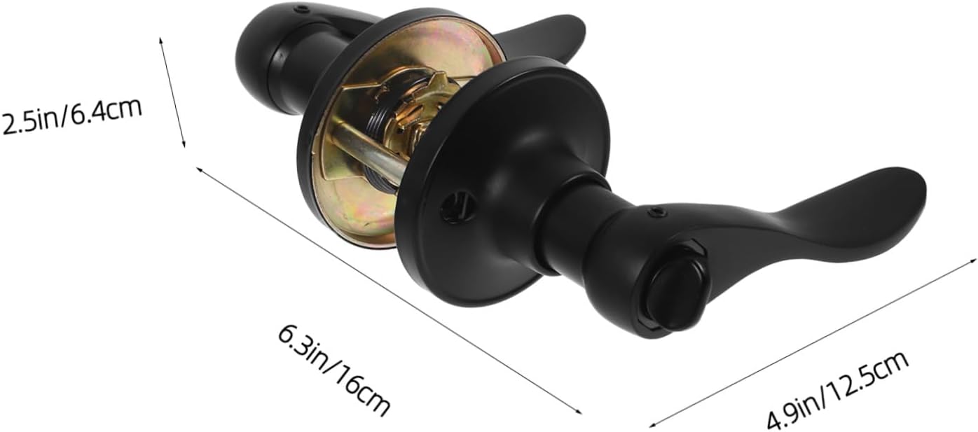 Door Lever Lock Heavy Duty Interior Handle for Office Kitchen Bedroom Bathroom Durable Security with Smooth Rotation Design