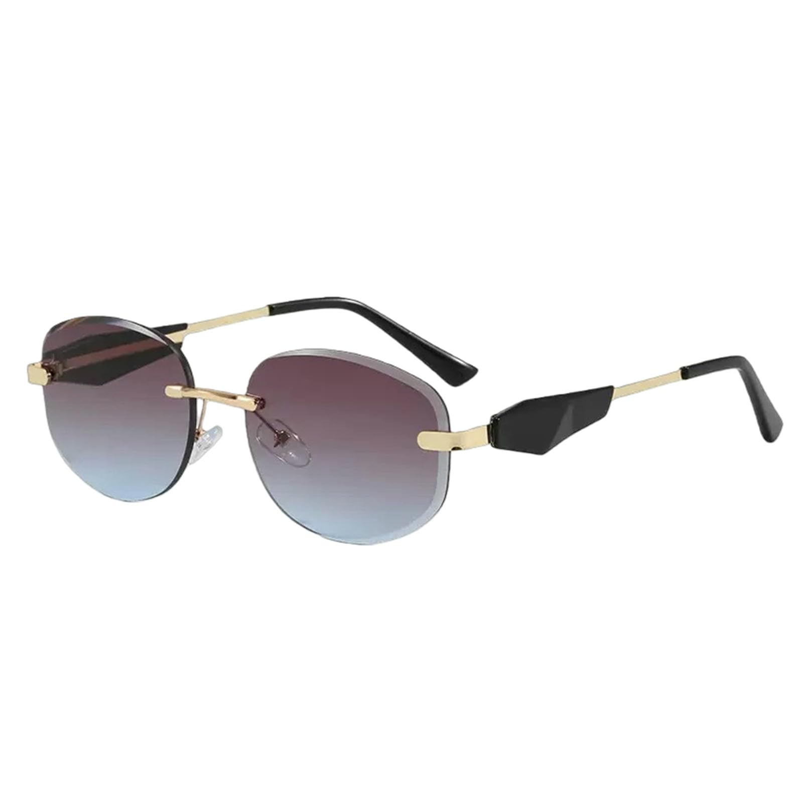 Gyios sunglasses Vintage Rimless Women Men Fashion Trends Sun Glasses Outdoor Drive Shades