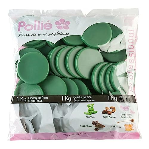 BOLSA 1KG. DISCOS CERA VERDE ALOE VERA