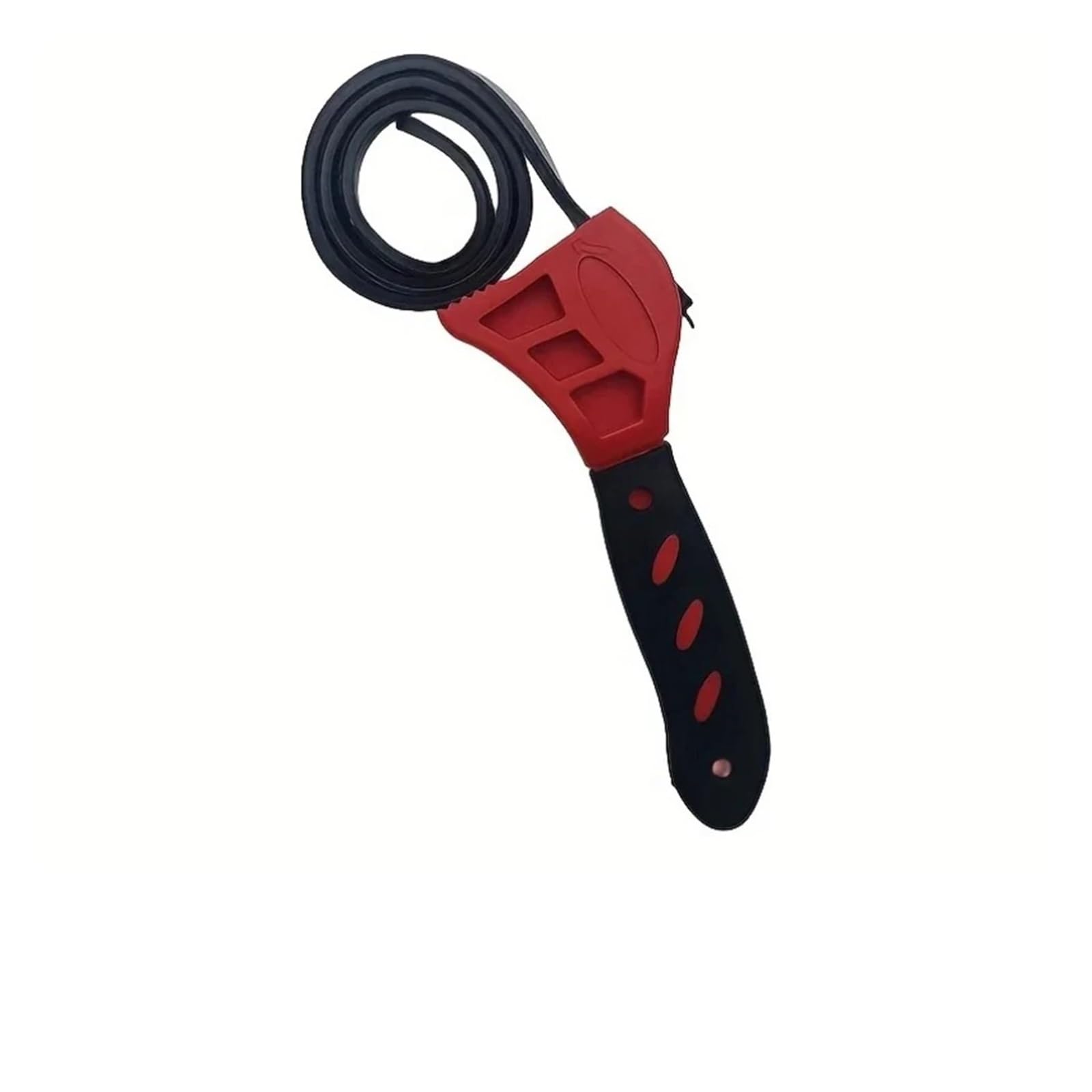 OLAQWENB Torque Wrenches 6inch Belt Wrench Oil Filter Puller Strap Spanner Chain Opener, Adjustable Disassembly Tool Precision Torque Wrench(Red)