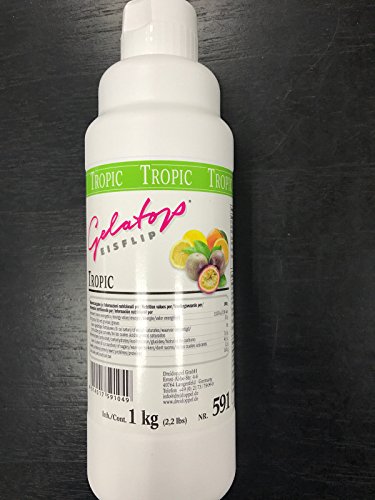 NEU Dessertsoße Eissoße Topping-Sauce Tropic - 1Kg Eisdielenqualität Dessertsoße Desssertsoße Cover