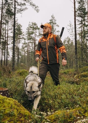 Pinewood Herren Caribou Hunt Hose - Jagdhose Herren - mit 4-Wege-Stretch und praktischen Taschen für viel Stauraum für Jagdzubehör - verstellbare Passform für jeden Jäger
