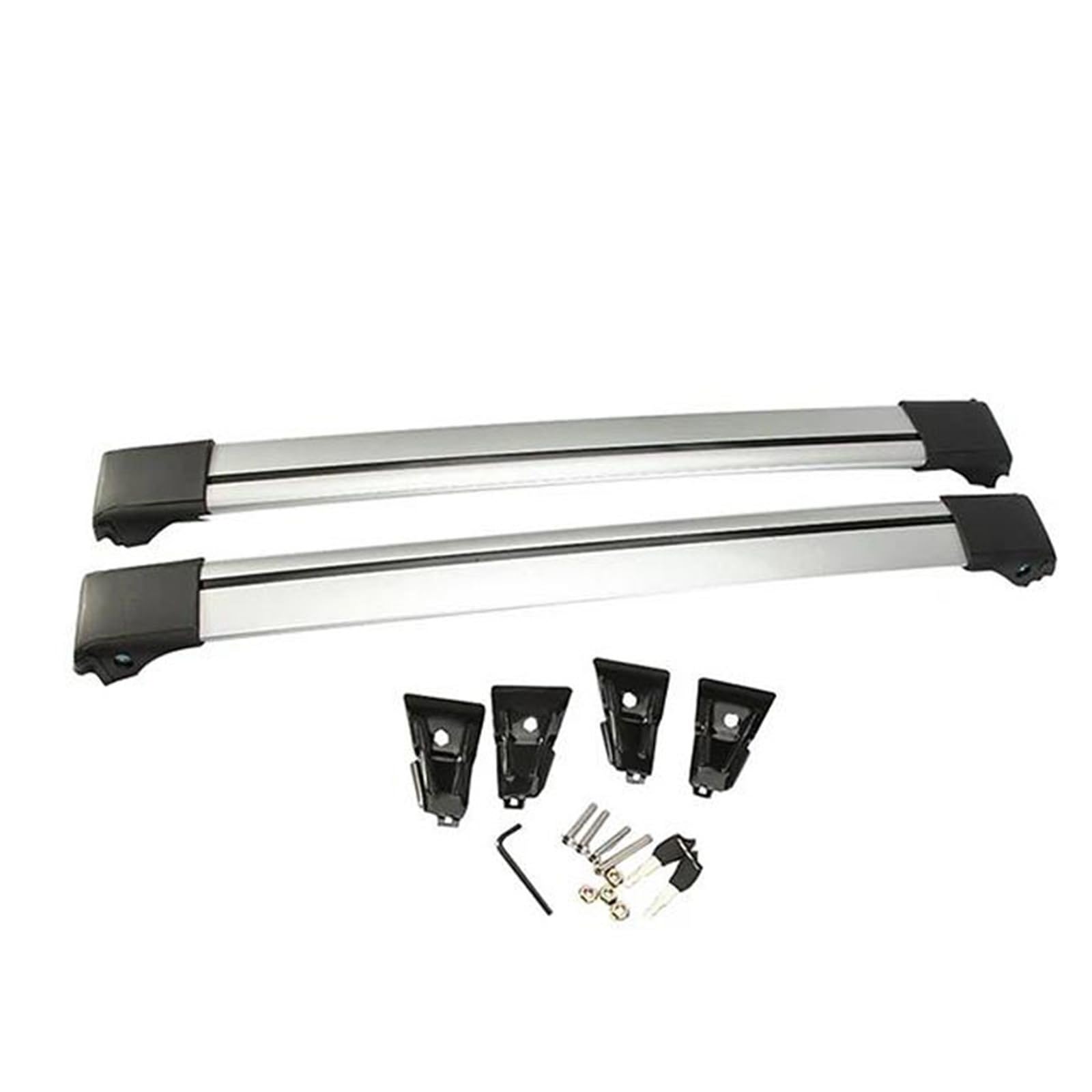 Portapacchi Alluminio Auto Barra Portatutto Universale Da Tetto, Coppia, 86 Cm, Per Auto 4x4 Fuoristrada, Bagagliaio