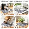 WISELIFE Dish Drying Mat Super Absorbent Drying Mat Large Dish Drying Mats for Kitchen Counter Easy Clean Dish Mat Kitchen Drying Mat15"x 18" Stylish Grey #5