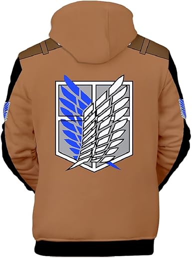 Amazon.com: AOT Hoodie | Sudadera con capucha Attack on Titan shingeki no  kyojin | Sudadera con capucha impresa 3D 3-14 años Niño, Diseño 3 : Ropa,  Zapatos y Joyería