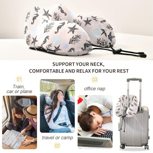 Almohada cervical de espuma viscoelástica multicolor miniatura 4