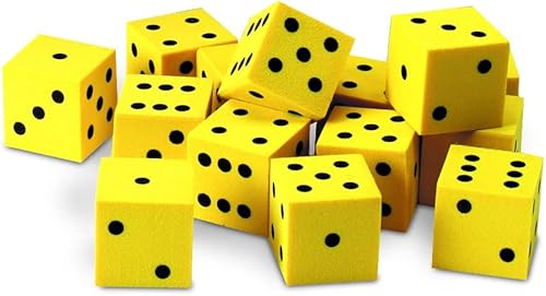 Miniatura 6 de Learning Resources Juego de 200 cubos de dados suaves suministros de aula o escuela en casa a partir de 3 años