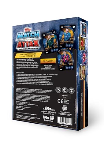 Image of Topps UEFA Champions League Match Attax 2025-26 Trading and Collectible Card Game (Mega Pack Gladiators - Centurians)