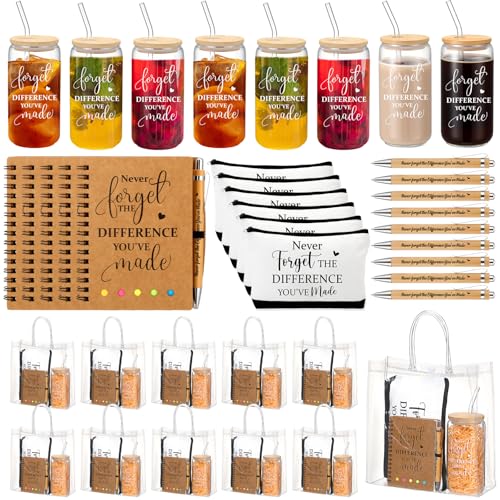 Yeyeplum 60 Pcs Employee Appreciation Gifts Bulk Christmas Inspirational Glass