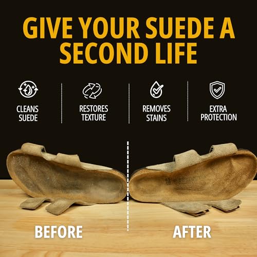 5-in-1 Sandal & Clog Cleaning Kit – Compatible with Birkenstocks – Suede & Nubuck Cleaner, Protector Spray, Cork Sealer & 3-Way Brush – Safe for Leather, Suede, Nubuck & Cork Footbeds3