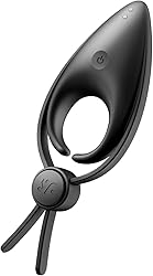 Satisfyer Sniper Vibrador Anillo para el pene | Tamaño ajustable | 12 programas de vibración | Silicona y Impermeable (IPX7) | Anillo para el pene Juguetes Sexuales para hombres