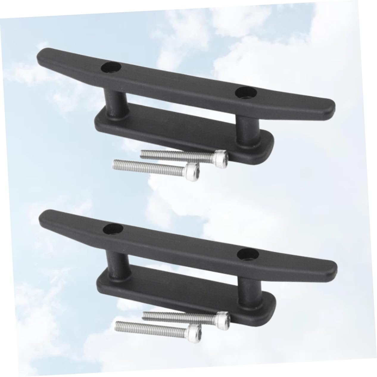 GOOHOCHY Boat Accessories Marine Plywood Mooring Anchor Deck Cleat Screws Kayak Boat Canoe Anchor System