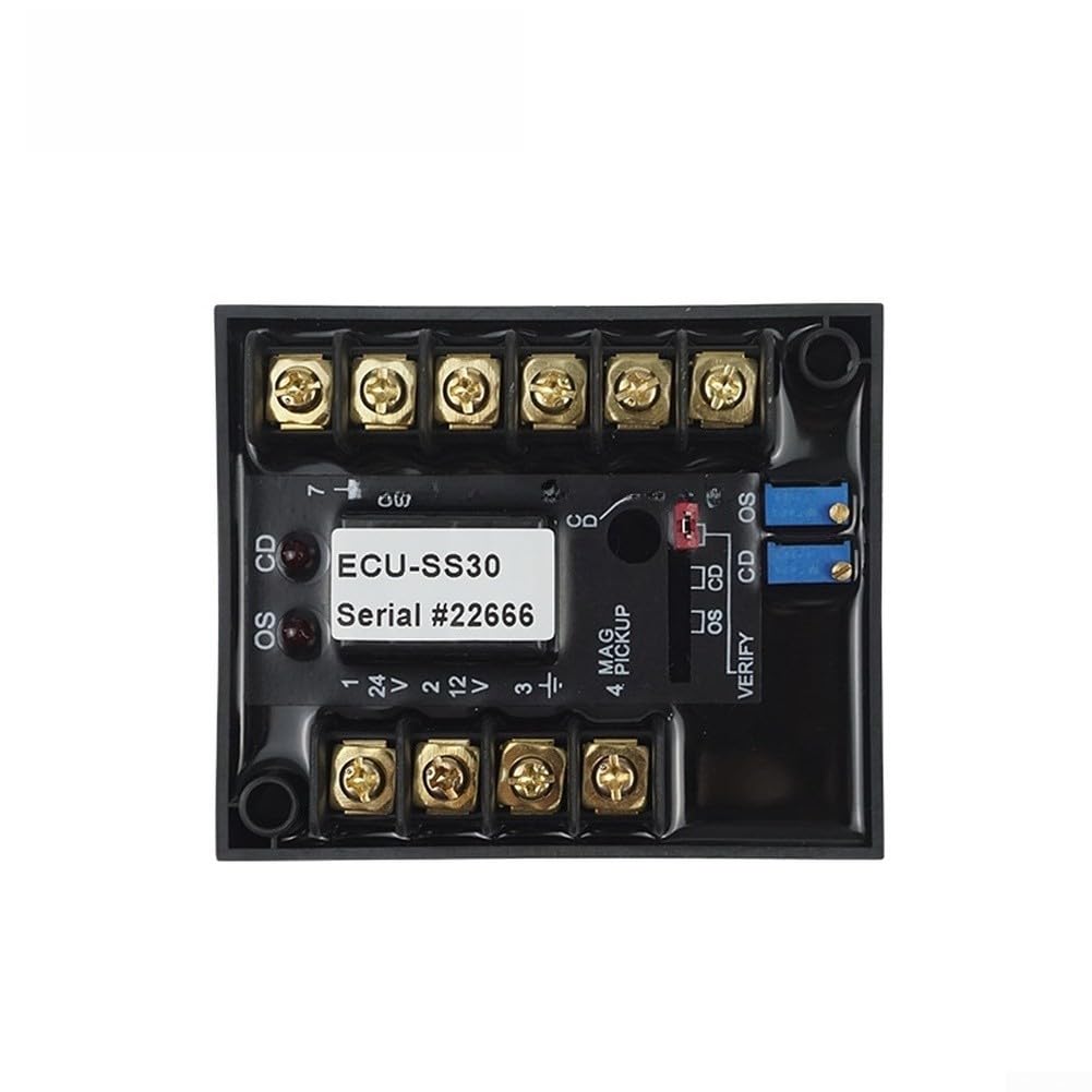 Controllo Generatore ECU-SS30 Protezione Sovravelocità Controllo | Arresto motore, protezione da danni meccanici, per ideale per manutenzione preventiva e sicurezza operativa