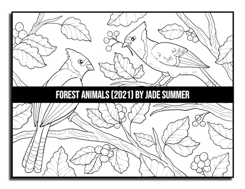 Forest Animals: An Adult Coloring Book with 50 Adorable Images of Woodland Creatures, Beautiful Flowers, Nature Scenes, and More! - Image 32
