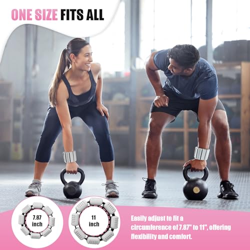 Image of Pilates Wrist Ankle Weights for Women, Wearable Strong Arm & Leg Weights Set of 2(1 lb /2.2 lbs Each), Adjustable Ankle Weights for Walking, Yoga, Dance, Barre, Gym